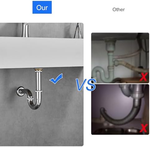 Premium Sink Stopper Adjustable Height No Overflow Chrome