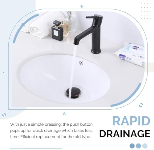 Angle Simple Brass Sink Drain Stopper