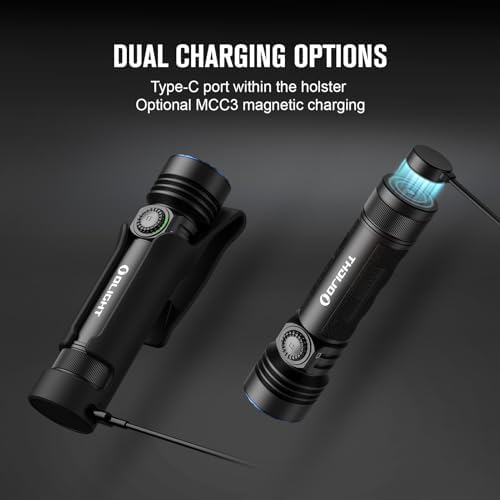 Bright Durable Flashlight Bundle with Capabilities up to 1100 Lumens