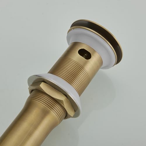 Homevacious Antique Brass Sink Drain Pop Up Stopper