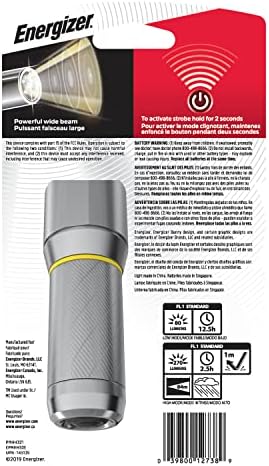 Energizer LED Tactical Flashlight 3-Mode Dual Power Durable Bright