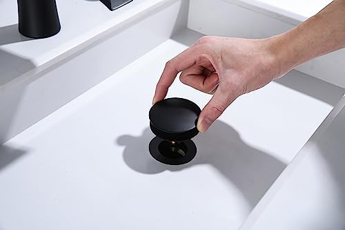 Universal Bathroom Sink Drain Stopper with Hair Catcher