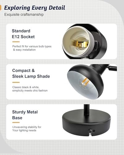 HiBay 6-Light Track Lighting System with 350 Rotatable Arm