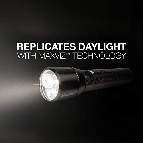 Energizer Rechargeable LED Metal Flashlight with USB Charging Cable
