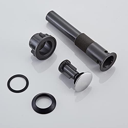 Universal Chrome Cap Pop Up Drain Stopper for Vessel Sinks