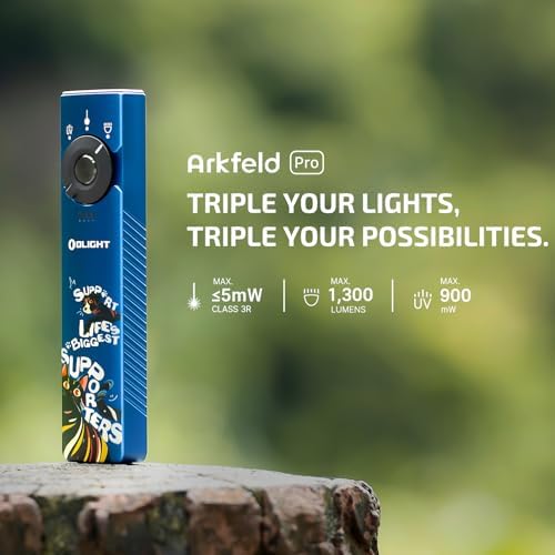 OLIGHT Arkfeld Pro 1300 Lumens EDC Flashlight