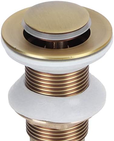 Garosa Sink Drain Anti-Clogging No Overflow Brass Stopper