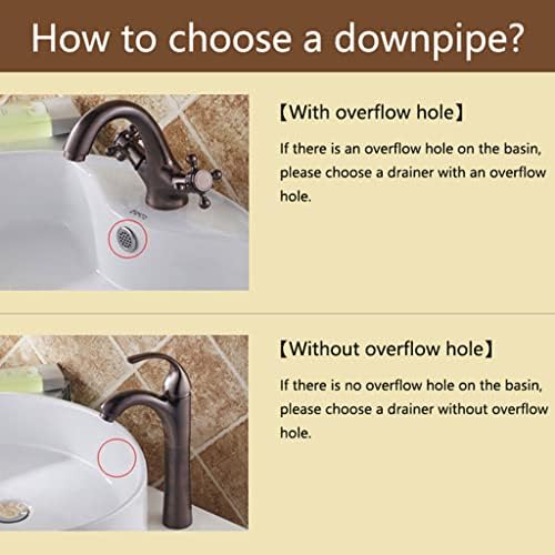 Haoyull Bathroom Sink Drains Plug with Bounce Core Copper Design