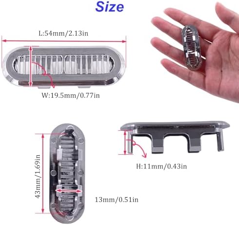 LiXiongBao 4PCS Sink Overlow Cover Set