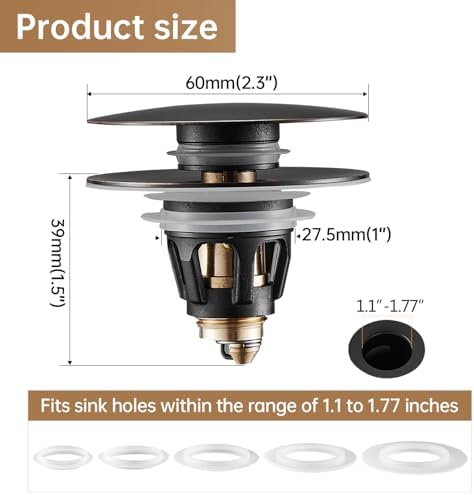 Fransiton Sink Stopper 11-177 inch