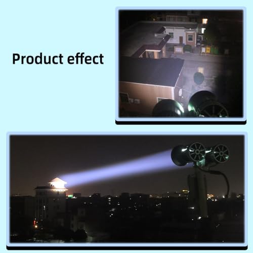 200W High Power LED Flashlight 3000M Spotlights