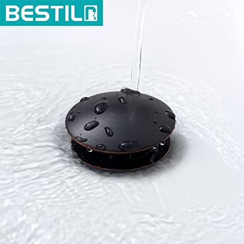 BESTILL Vessel Sink Drain Stopper Overflow-Free Oil Rubbed Bronze