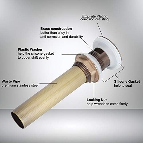 Garosa Sink Drain with Anti-Clogging Design