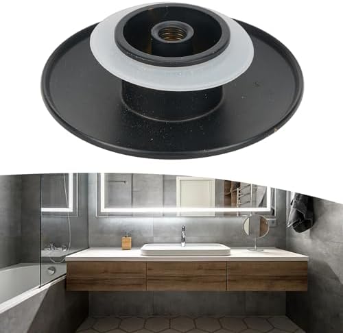 Basin Push Button Click Clack 66mm Matte Black
