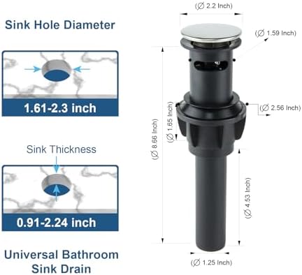 Grandiance Bathroom Sink Drain