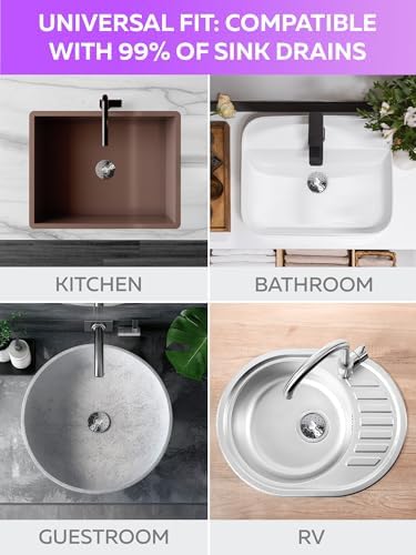 Effortlessly Clog-Free Sink and Bathtub Drain Stopper