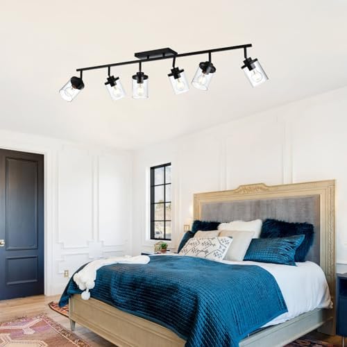 Elevate Your Space Black Track Lighting Kit
