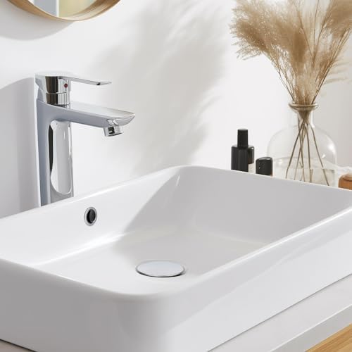 iFealClear 2 Pack Pop Up Drain Stopper with Overflow