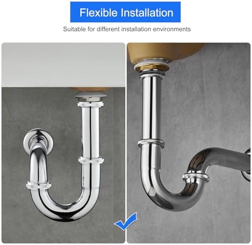Premium Sink Stopper Adjustable Height No Overflow Chrome