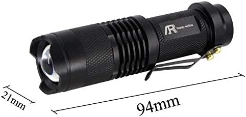 3-Piece Set Red Light Flashlight