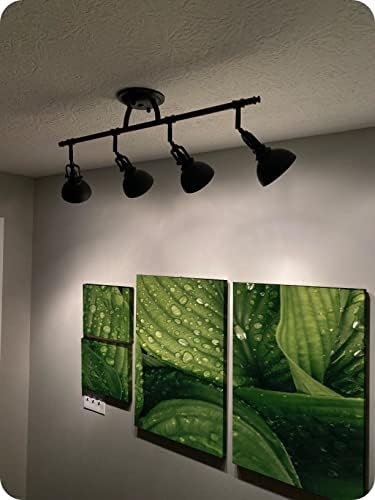 Kira Home Industrial 4-Light Track Lighting with Adjustable Heads