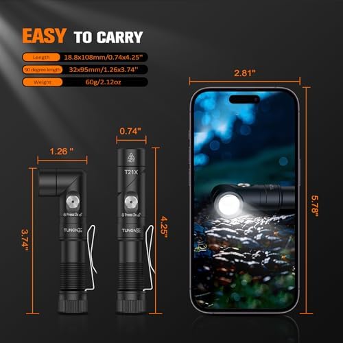 T21X 1400 High Lumen Rechargeable Flashlight