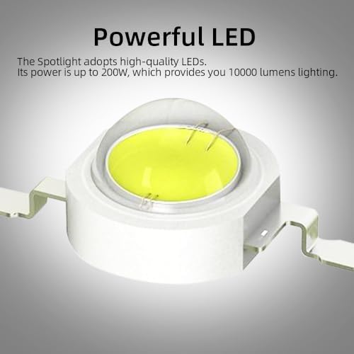 200W High Power LED Flashlight 3000M Spotlights