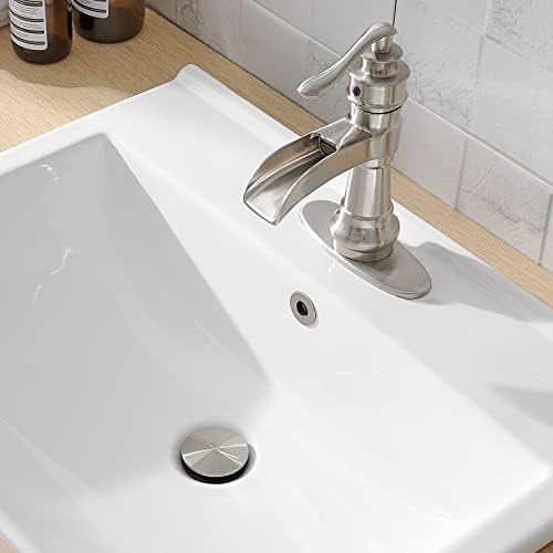 2-Pack Brass Sink Overflow Cover for Kitchen Bathroom