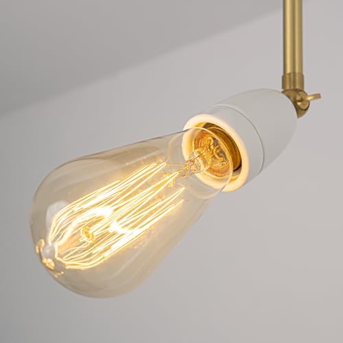 Three-Piece 180-Degree Adjustable E26 Track Lighting Set