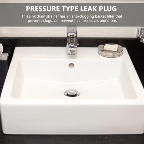 Sturdy 35mm Bathroom Sink Stopper with Anti-Clog Features