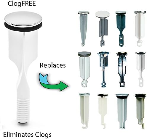 PermaFLOW Magnetic Sink Stopper - Clog-Free 15 Cap Universal Design