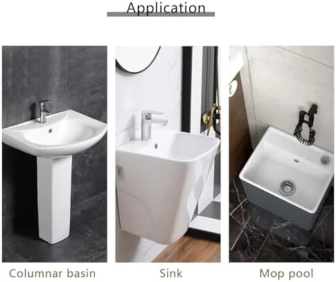 4PCS Rubber Sink Overflow Drain Cover White Universal Size