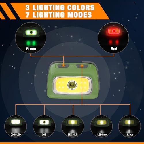 9-LED Flashlight Rechargeable Headlamp by EverBrite