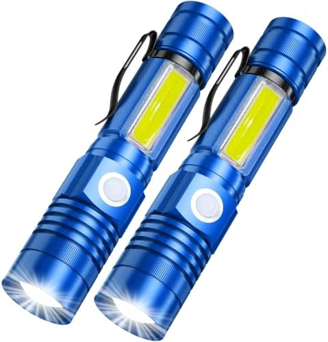 Rechargeable LED Flashlight Magnetic Powerful for Camping Emergency More