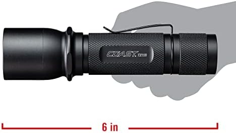 Coast TX11R 635 Lumen Spotlight Flood Slide Focus Durable Rechargeable
