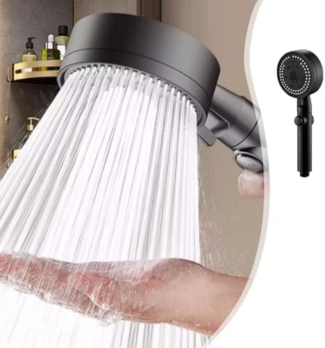 High-Pressure Turbo Shower Head with 8 Modes