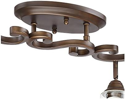 Pro Track Myrna 4-Head Logging Kit Modern Bronze Cylinder 43 12 Wide