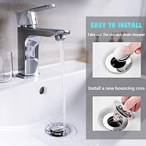Quick-Install Sink Stopper for US Standard Bathroom Sinks