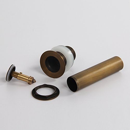 Bathroom Faucet Vessel Sink Small Pop Up Drain Stopper Antique Brass