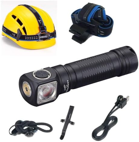 SKILHUNT H04 RC Waterproof LED Headlamp - 850 Lumen Compact Hands-Free EDC