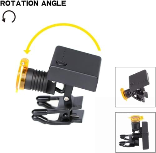 Adjustable LED Flashlight with Optical Filter