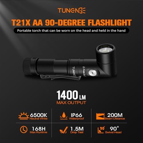T21X 1400 High Lumen Rechargeable Flashlight