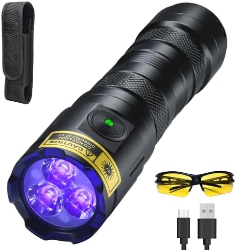 DARKDAWN Mini UV Flashlight for Pest Detection