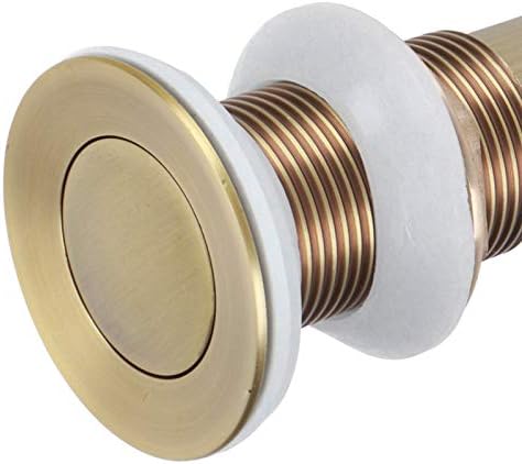 Garosa Sink Drain Anti-Clogging No Overflow Brass Stopper