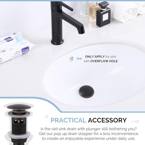 Angle Simple Brass Sink Drain Stopper
