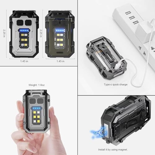 Sunderpower Pocket Keychain Lights with Lanyards Flashlight