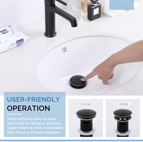 Angle Simple Brass Sink Drain Stopper