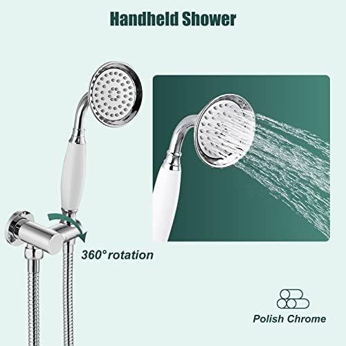Handheld Showerhead Sprayer with Vintage Design