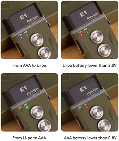 RovyVon E1 Hybrid Battery Flashlight