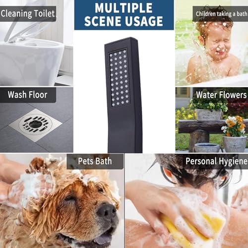 Rainfall Shower Head Dual Design Luxury Relaxed Bath Experience